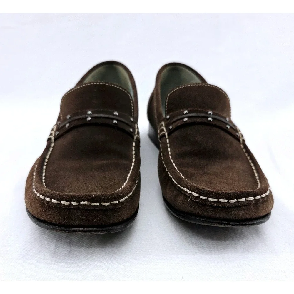 Cole Haan Dark Brown Slip On Loafers - Size 8